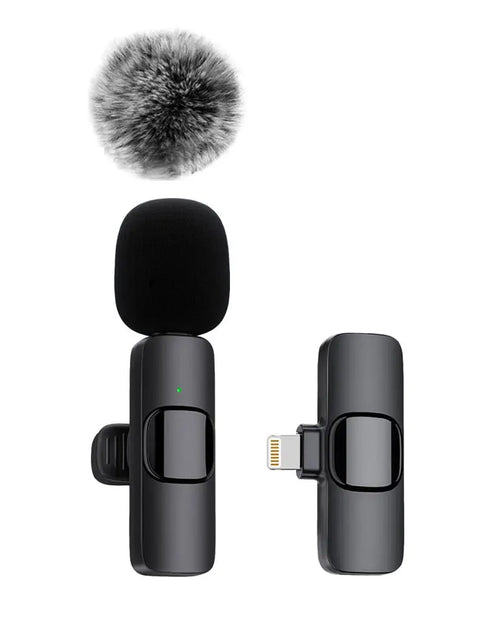 Load image into Gallery viewer, NEW Wireless Lavalier Microphone Audio Video Recording Mini Mic for Iphone Android Laptop Live Gaming Mobile Phone Microphone
